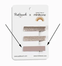 1 Lederhaarspange für Puppen der französischen Marke Minikane