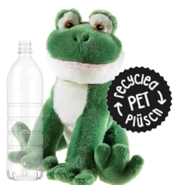 Frosch aus recycelten PET-Flaschen