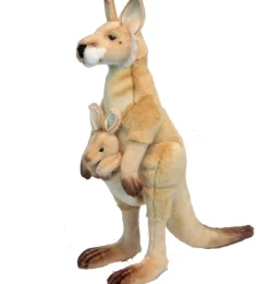 Hansa Creation Riesenkänguru mit Jungem