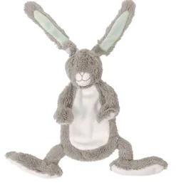 Happy Horse Kuscheltuch Grey Rabbit Twine mit Knisterohren