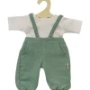 Heless-Latzhose mit T-Shirt für Gordi-Puppen / Salbeigrün