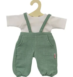 Heless-Latzhose mit T-Shirt für Gordi-Puppen / Salbeigrün