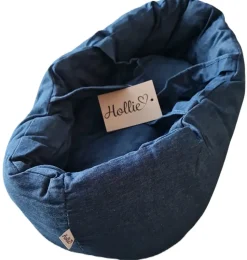 Hollie Puppentrage/Reisebett aus coolem Denim