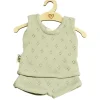 Hollie Unterwäsche-Set ajour altgrün für Gordi-Puppen