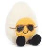 Jellycat Amüsantes gekochtes Ei, schick mit Sonnenbrille