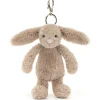 Jellycat Bashful Hase beige / Taschenanhänger