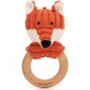 Jellycat Cordy Roy Baby-Fuchs-Beißring und Rassel