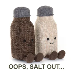 JellycatAmuseables Rocksy Salt & Miller Pepper