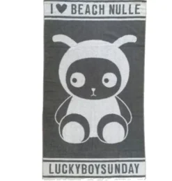 Luckyboysunday Badetuch Nulle 70 x 130 cm