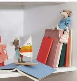 Maileg Bademantel Mutter Maus Koralle