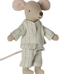 Maileg Big Brother Maus mit Pyjama in Streichholzschachtel
