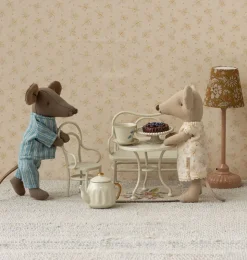 Maileg Café-Set für die Mäuse / Off-White