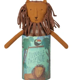 Maileg Jungle Friends Löwe mit Pyjama und Strickmütze
