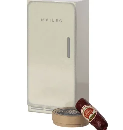 Maileg Kühlschrank für die Mäuse mit Wurst und Camembert