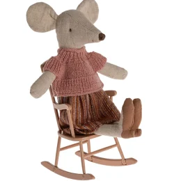 Maileg Schaukelstuhl für die Mäuse / dunkles Pulver
