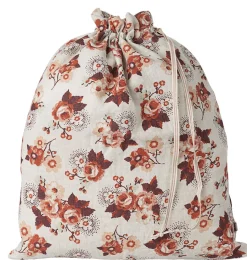 Maileg Tasche / Turnbeutel / Aufbewahrungsbeutel mit Rosendruck