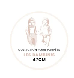 Minikane Bambinis – Ensemble mit langen Ärmeln, Andréa et bonnet und nid d'abeille pétale