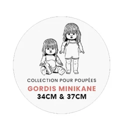 Minikane Body / Body / Unterwäsche für Gordi-Puppen / Pétale