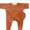 Minikane Ensemble Babys Dors Bien / Velours Nikky Marsala