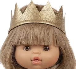 Minikane goldene Krone für Gordi-Puppen