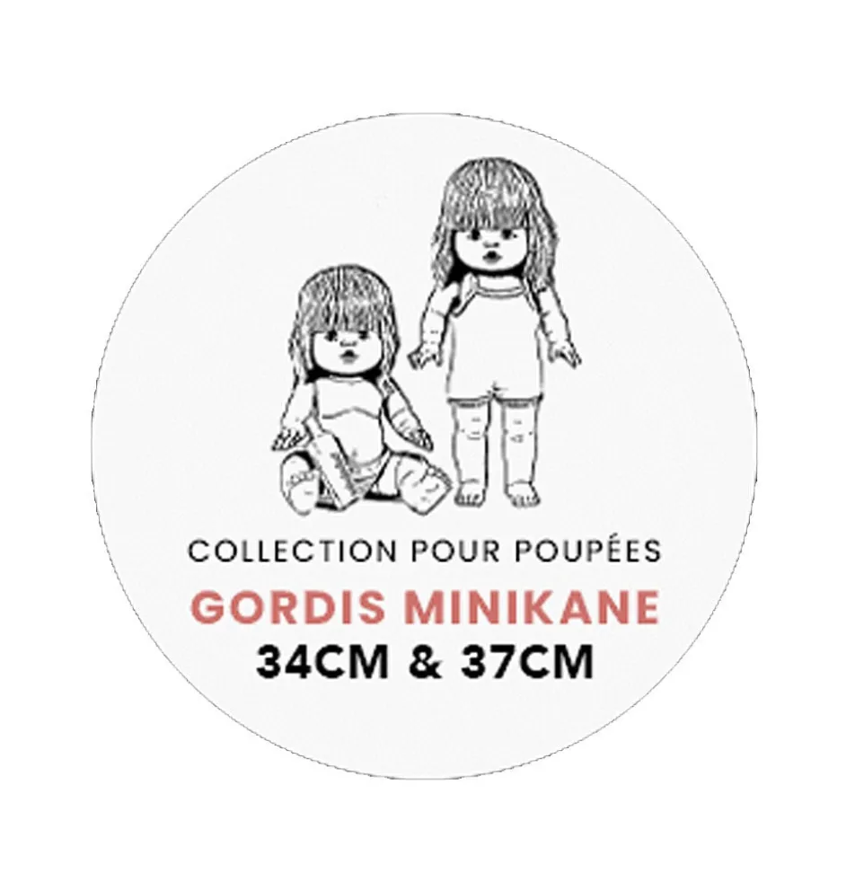 Minikane Kunstpelzweste Tao für Gordi-Puppen