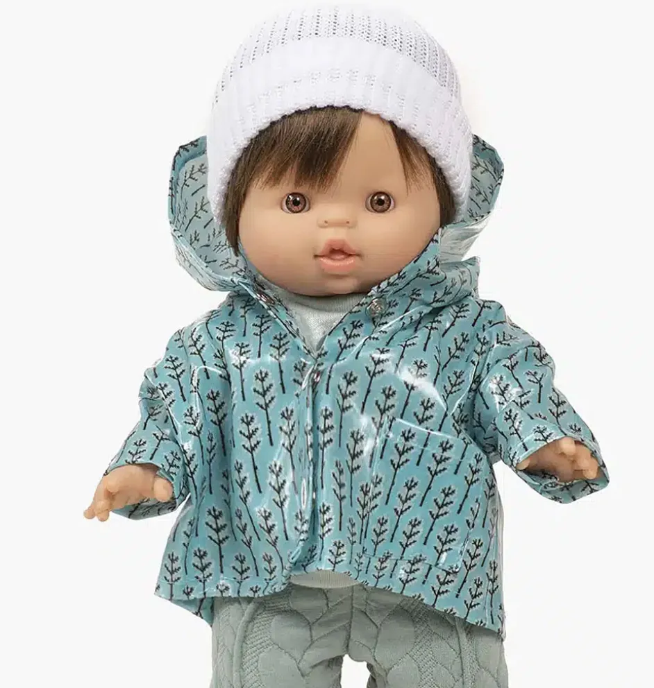 Minikane Regenmantel für Gordi-Puppen Design Eingeschlossene Bäume