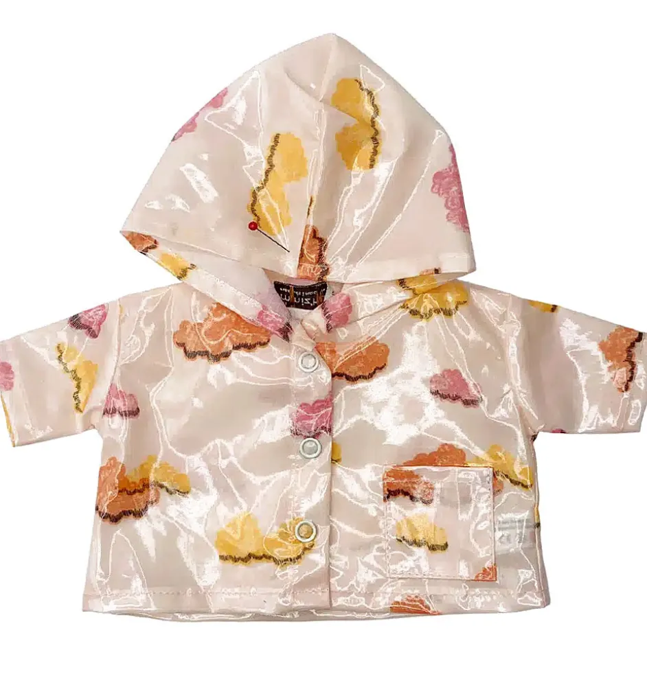 Minikane Regenmantel für Gordi-Puppen Design Happy Clouds