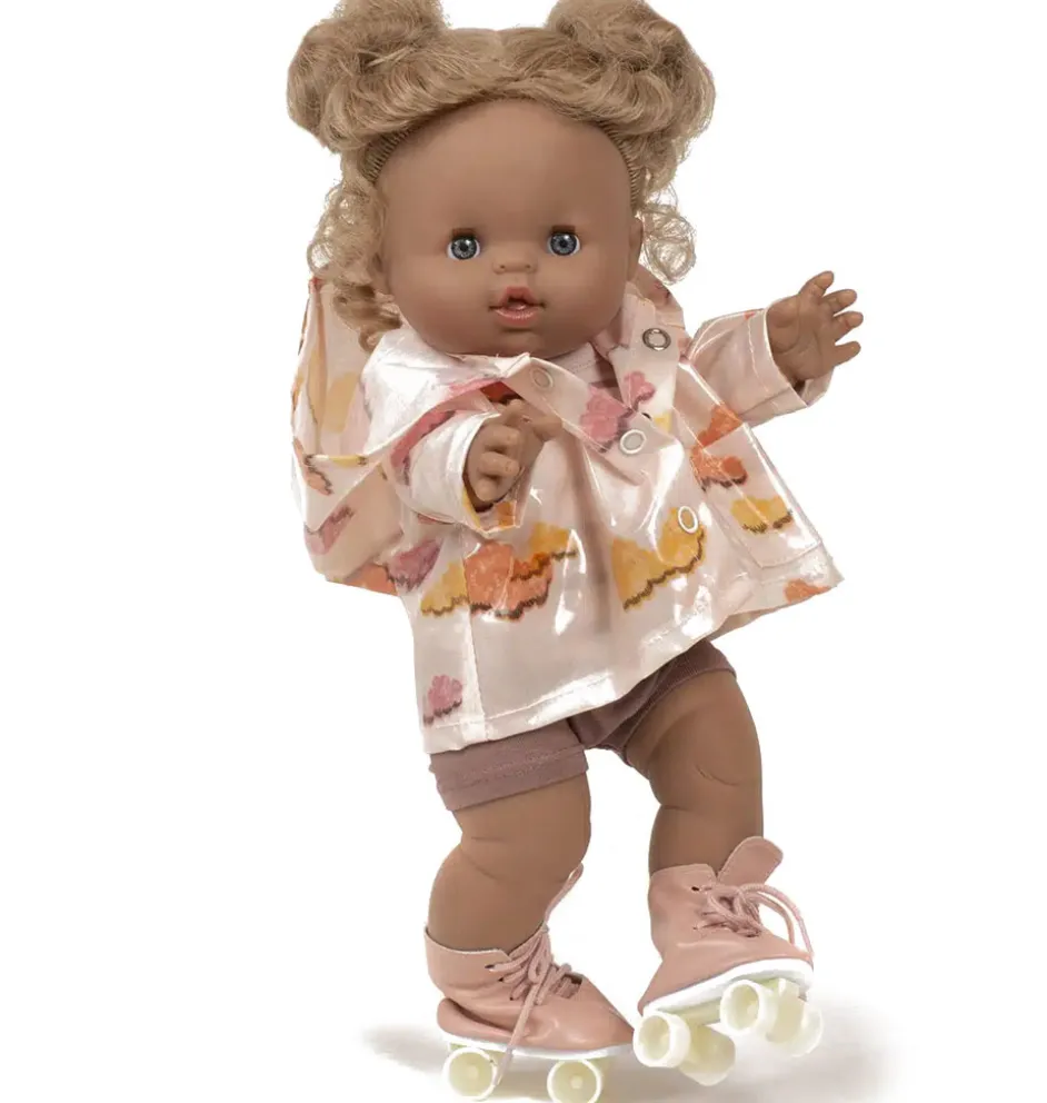 Minikane Regenmantel für Gordi-Puppen Design Happy Clouds
