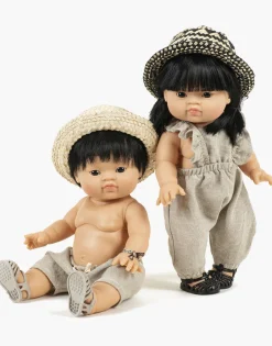 Minikane Strohhut Pablo für Gordi Puppen