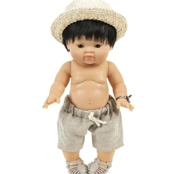Minikane Strohhut Pablo für Gordi Puppen