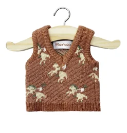 Mini-Kane-Débardeur Léonardo und Trikotmotiv Grands Espaces für Gordi-Puppen