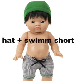 Minikane-Hut mit Badehose für Gordi-Puppen von Paola Reina und Minikane