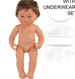 Miniland Puppenjunge mit Down-Syndrom 38 cm