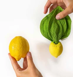 Oli & Carol John die Zitrone, Kuscheltuch und Beißspielzeug