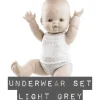 Paola Reina Baby Gordi Unterwäsche Set grau