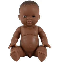 Paola Reina Babypuppe, brauner Junge, blaue Augen