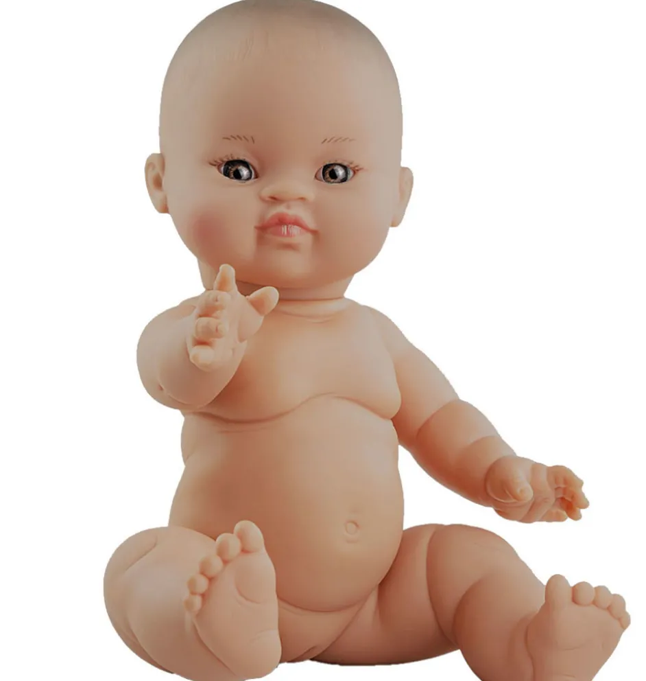 Paola Reina Gordi Babypuppe asiatisches Mädchen mit Augenbrauen