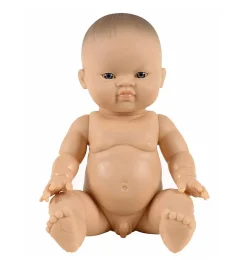 Paola Reina Gordi Babypuppe Asiatischer Junge mit blauen Augen