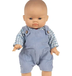 Paola Reina Gordi Babypuppe Asiatischer Junge mit blauen Augen