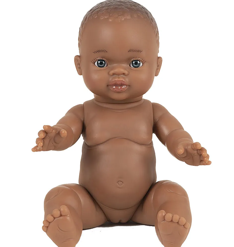 Paola Reina Gordi Mädchen Afrikanerin mit Augenbrauen und hellen Augen