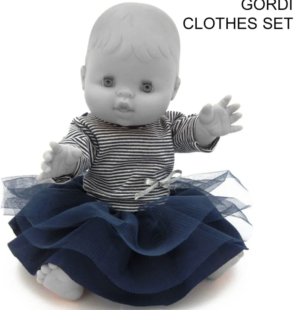 Paola Reina Gordi Puppenkleidungsset Bretonisches Mädchen