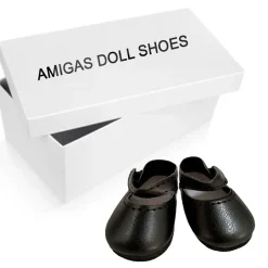 Paola Reina schwarze Schuhe für Amigas-Puppen