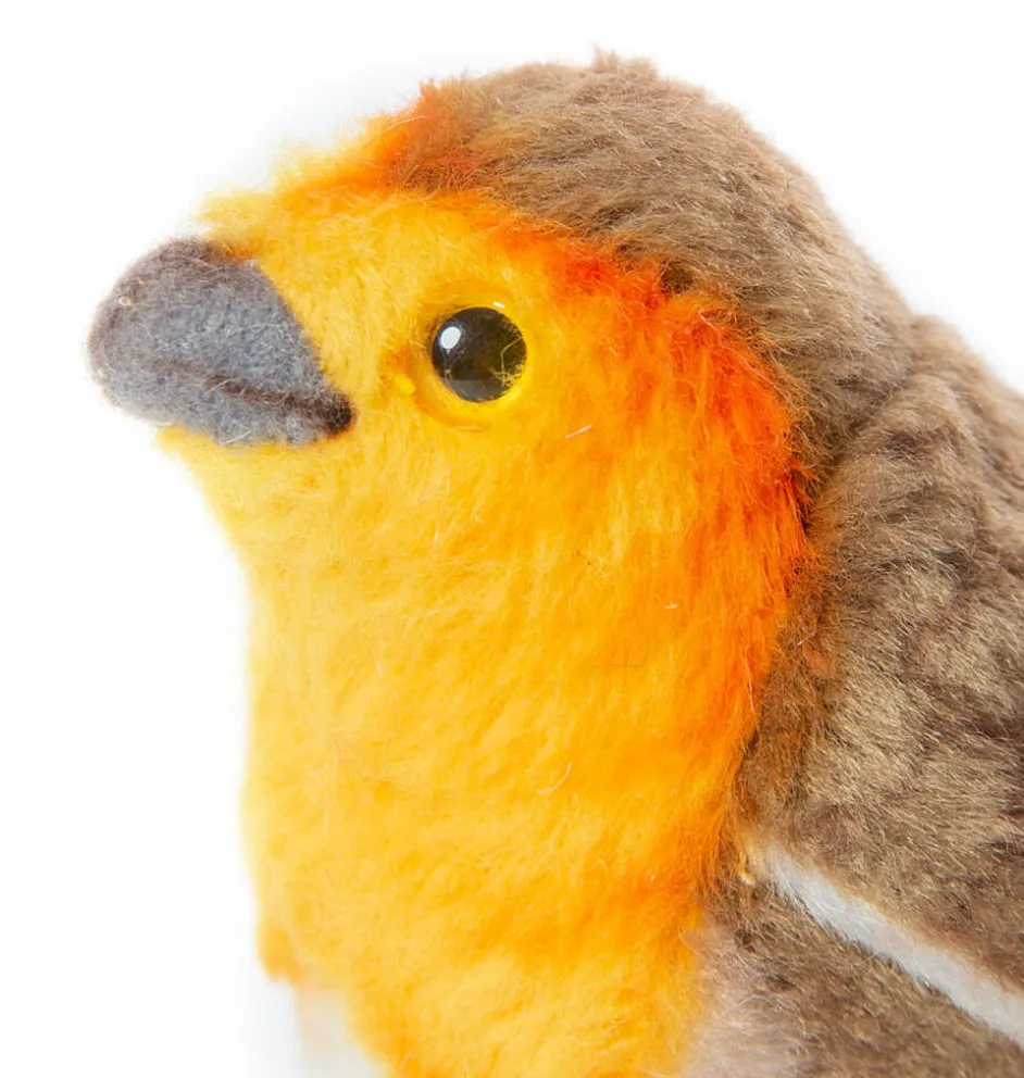 Rotkehlchen Kuscheltier Hansa 14 cm
