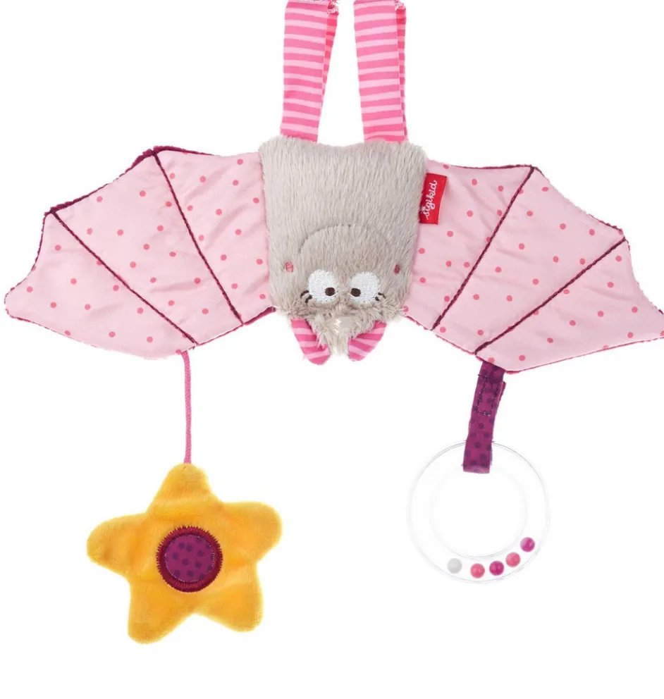 Sigikid Fledermaus rosa Babyspielzeug